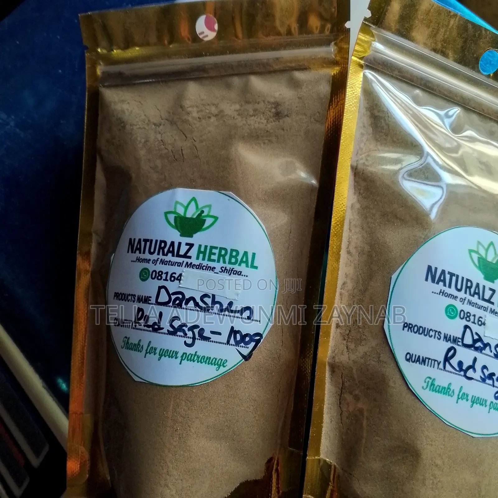 Danshen - Red Sage Powder -100g