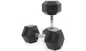 A Pair of 20kg Hex Dumbbells