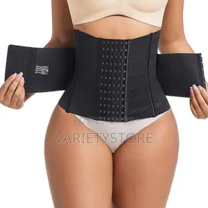 Women Corset Waist Trainer Double Tummy Control Slimming Belt