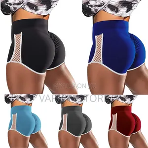 Women's High Waisted and Hip Lifting Shorts, Fitness Shorts