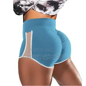 Women's High Waisted and Hip Lifting Shorts, Fitness Shorts