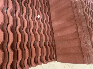 Pure Red Korea Roofing Tiles With 50 Yrs Guarantee Milano Design
