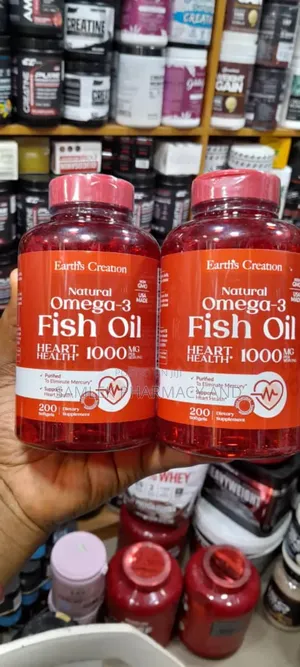 Earth Creation Natural Omega-3 Fish Oil 1000mg- 200softgel