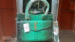 Green Croc 2-in-1 Handbag and Purse