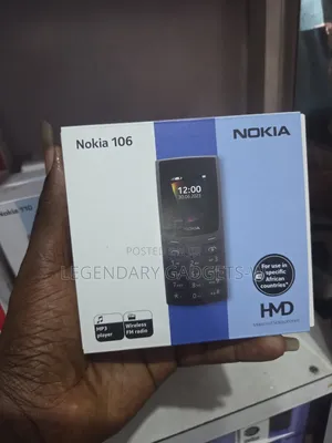 New Nokia 106 Black