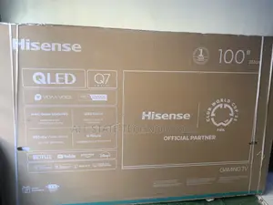Extra Large Hisense Q7q 100′′ Smart Tv With Voice Control