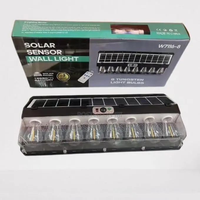 8 Bulbs Sensor Security Light With Remote