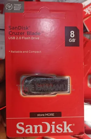 8 Gb Sandisk Cruzer Blade Usb 2.0 Flash Drive
