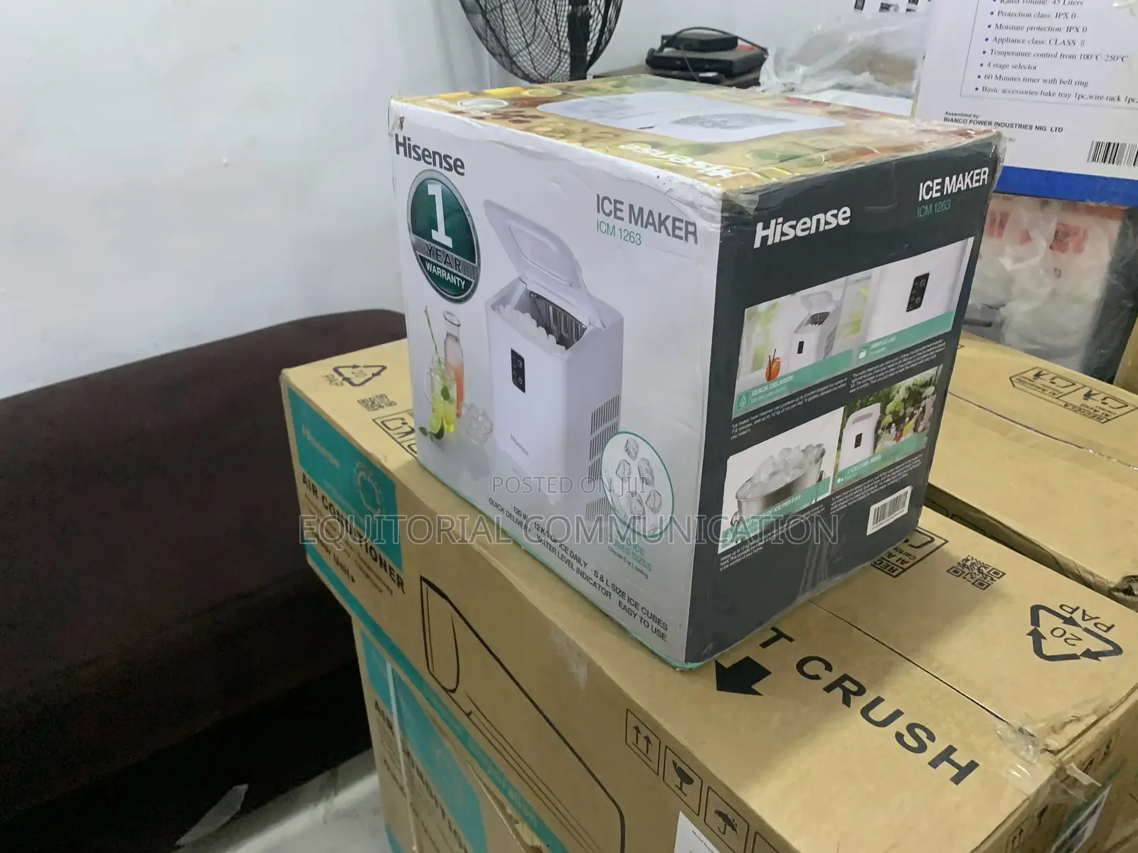 Hisense 12l Ice Maker Machine With Auto Function