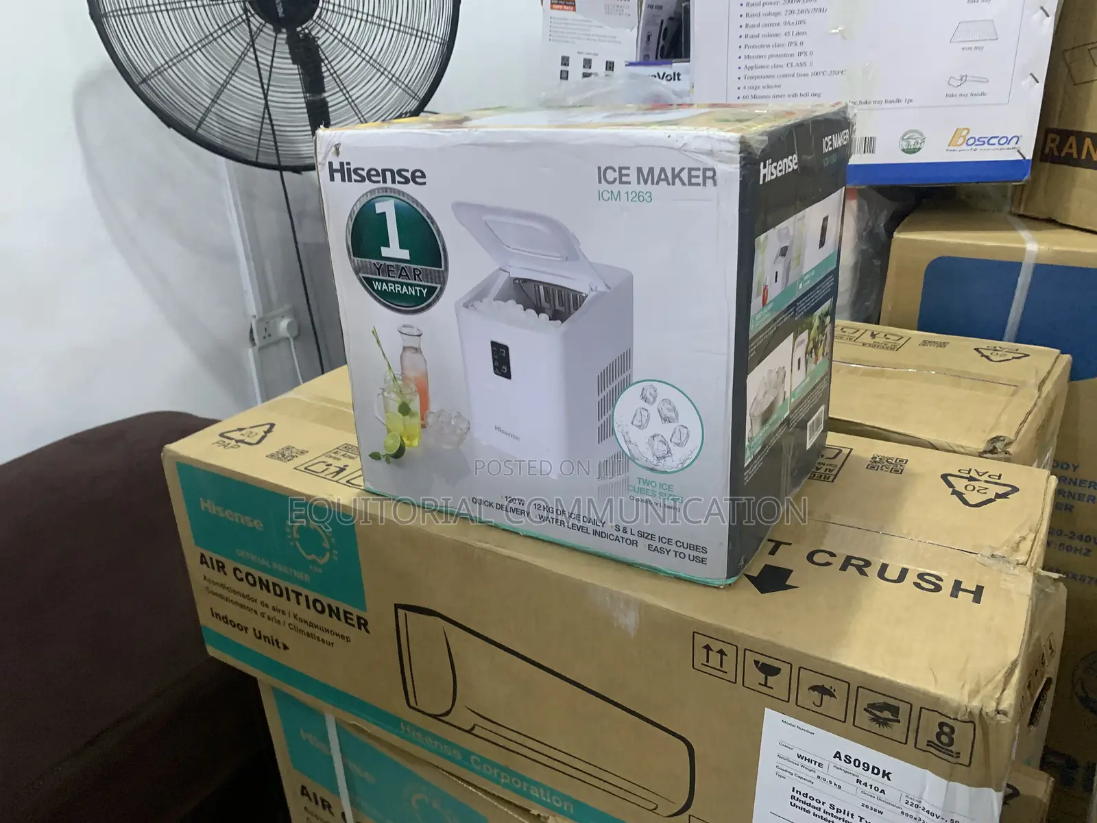 Hisense 12l Ice Maker Machine With Auto Function