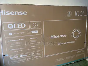 Brand New Hisense 100-Inch Qled Smart Tv – Powerful, Reliable