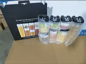 7 Airtight, Bpa-Free Plastic Food Storage Containers