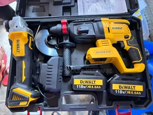 Brushless Sds-plus Hammer Drill And An Angle Grinder Combo Kit.