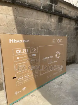 Hisense 100-Inch Qled Smart Tv – Premium Durability Meets Smart Design