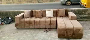 Standard Striped L Shaped Sofa Sets For Homes