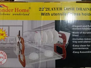 22inches Double Layer Plate Rack or Dish Drainer