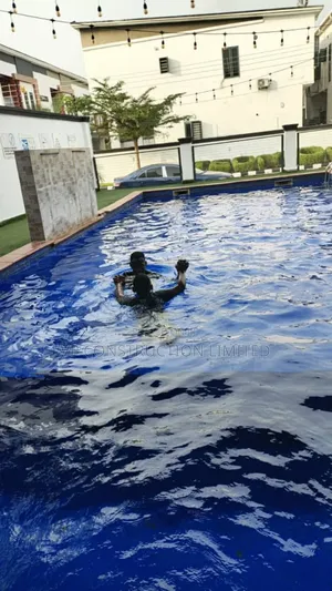 Navy Blue Swimming Pool