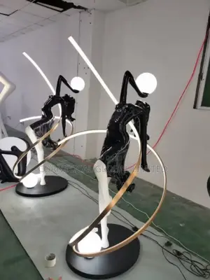 Modern Artistic Human Figure Led Floor Lamp/Decorative Sculpture Light