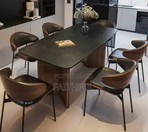 Coffee Color Dining Set by 6
