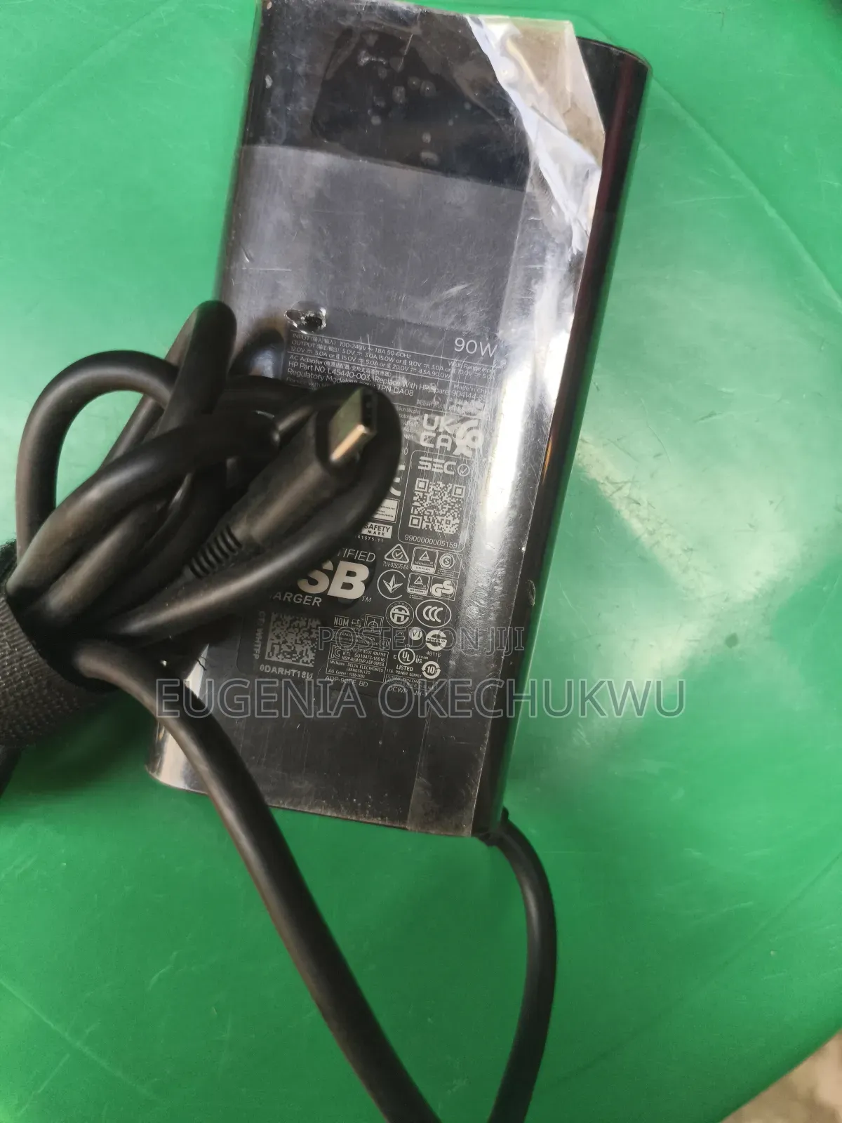 Hp Laptop Type C Charger 90watts