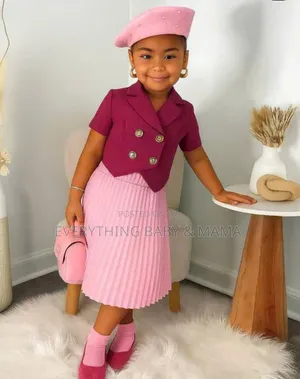 Girls Skirt and Blouse