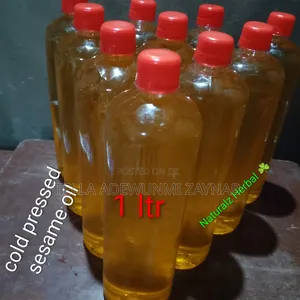 Sesame Oil , Pure Cold Pressed Sesame Oil -1 Liter