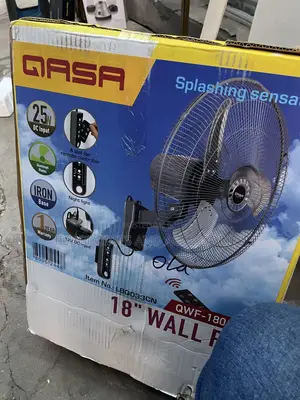 Qasa Wall Fan Ac Dc -18” for Solar Inverter and Prepaid