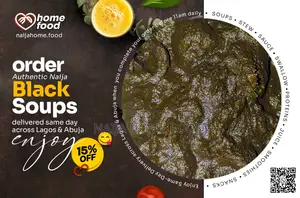 Order Authentic Black Soup From Naija Home Food at 25% Off This Month