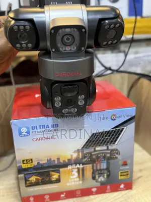 V380 3 Lens Solar CCTV Camera