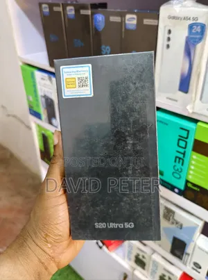 New Samsung Galaxy S20 Ultra 5G 128 GB Black