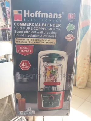 4 Liters Hoffman Heavy Duty Sound Proof Digital Blender