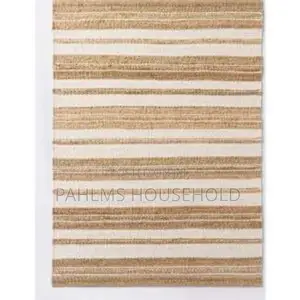 Handwoven Natural Jute Rugs 5x7ft