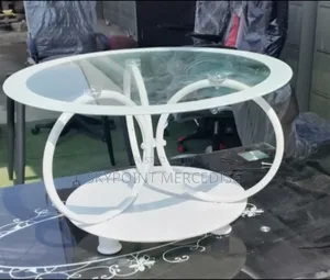 Flowering Glass Side Stool