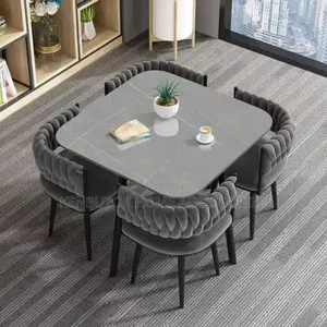 Simple 4-Seater Indoor Dining Set