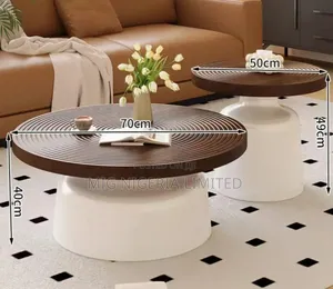 Imported Black Centre Table Glass Top Centre Table