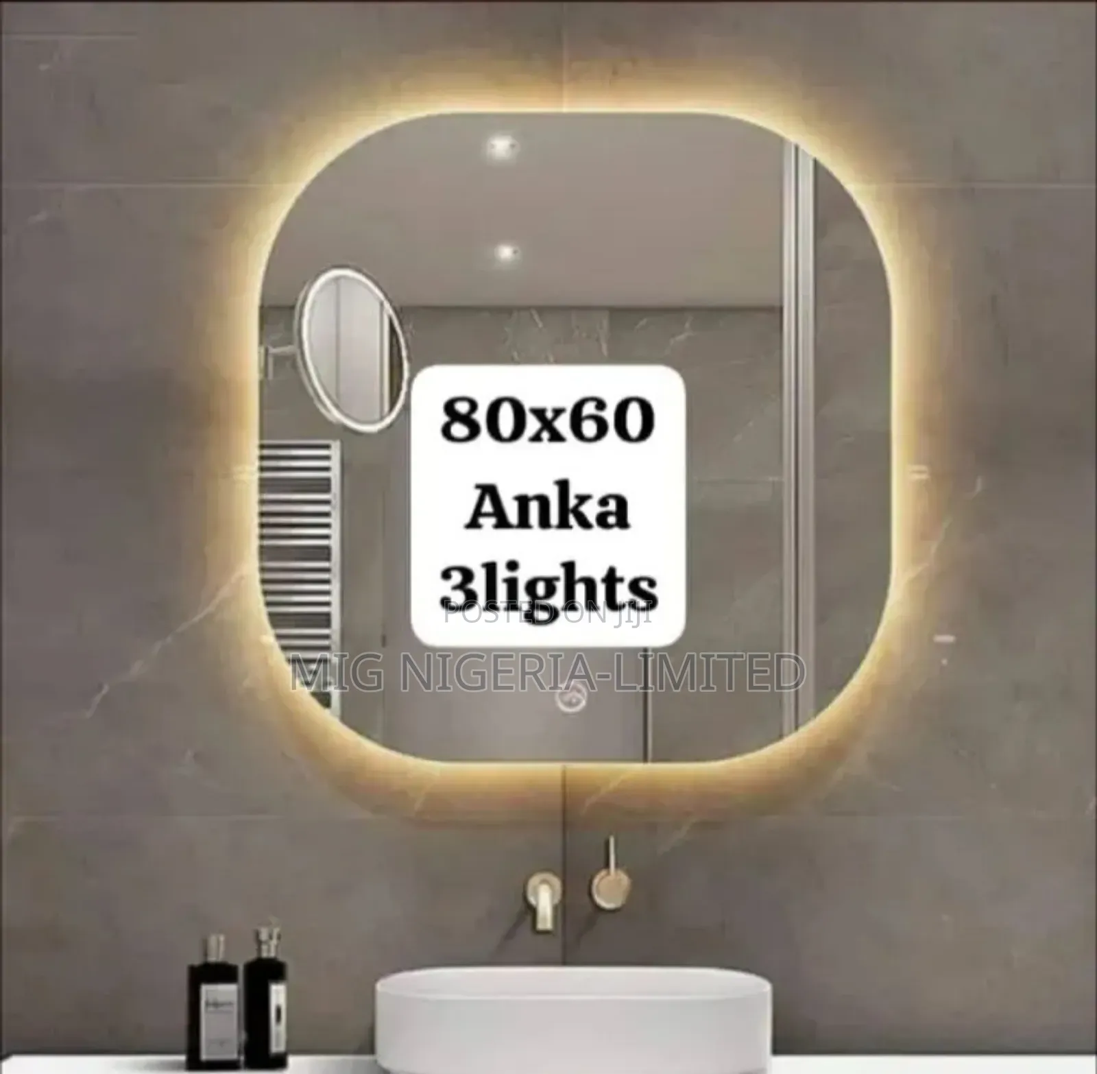 Imported Led Tempard Bathroom Plain Mirror Mirror
