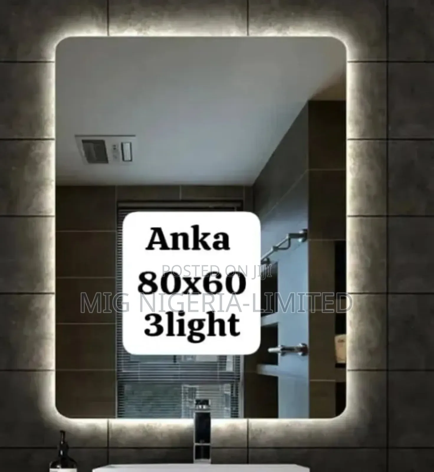 Imported Led Tempard Bathroom Plain Mirror Mirror