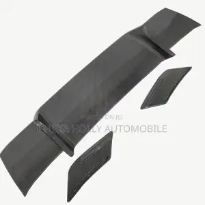 Rear Roof Spoiler Wings B Style Gloss Black for Mercedes G Wagon 2020.