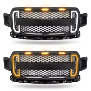 Ford F150 Raptor Style Front Grille Overlay Cover.