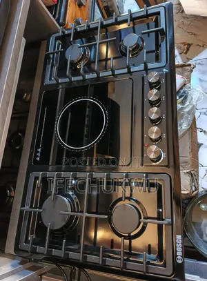 Original Bosch 60x60cm Inbuilt 4+1 Gas Electric Cooker Hob Automatic