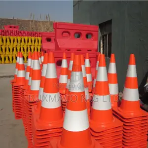Unbreakable Traffic Cones 75cm By Buxmaco