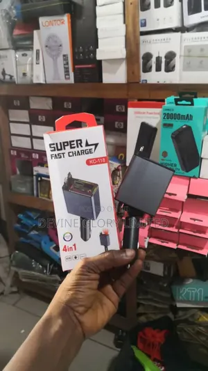 Lontor Kc-118 4-in-1 Super Fast Car Charger Adapter