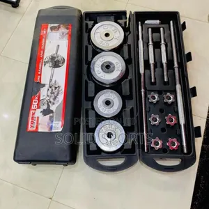 Adjustable Chrome 50kg Dumbbells