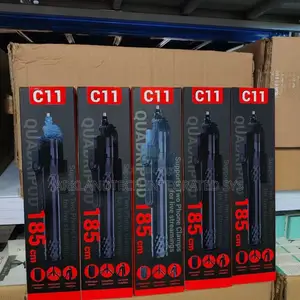 C11 Quadripod 185cm Supports Two Phones Clamps for Live Streaming 