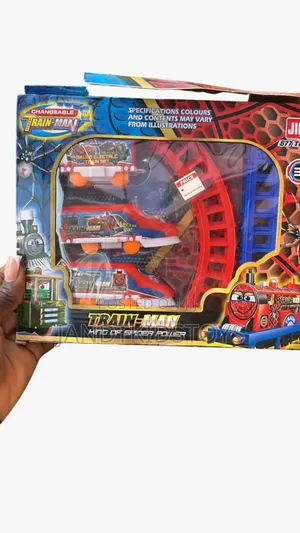 Spiderman Toy Train With Track