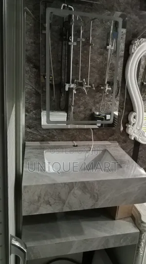 60cm Bathroom Vanity With Counter Top Basin and Lea Light Mirror