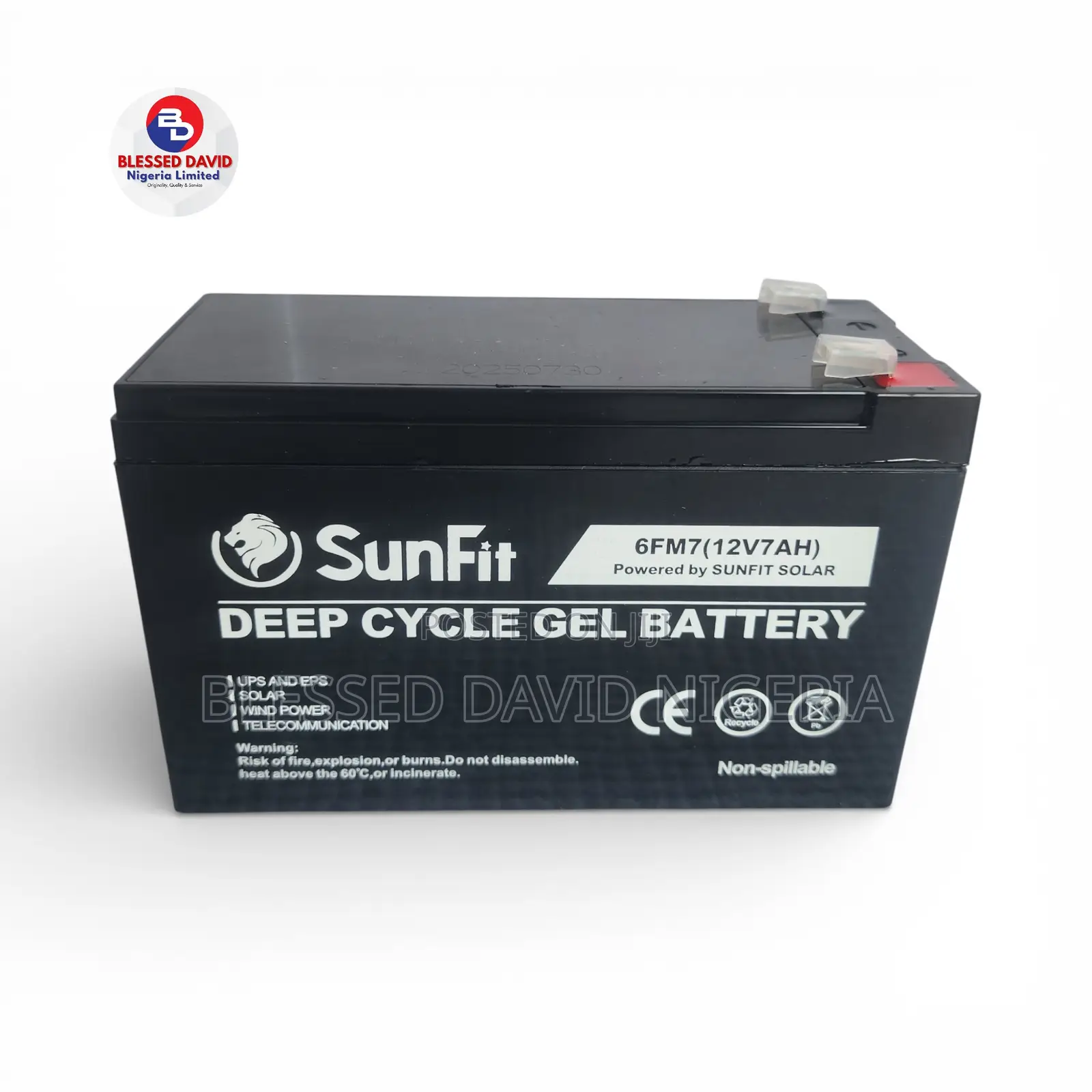 Sunfit 12v 7ah Replacement Battery