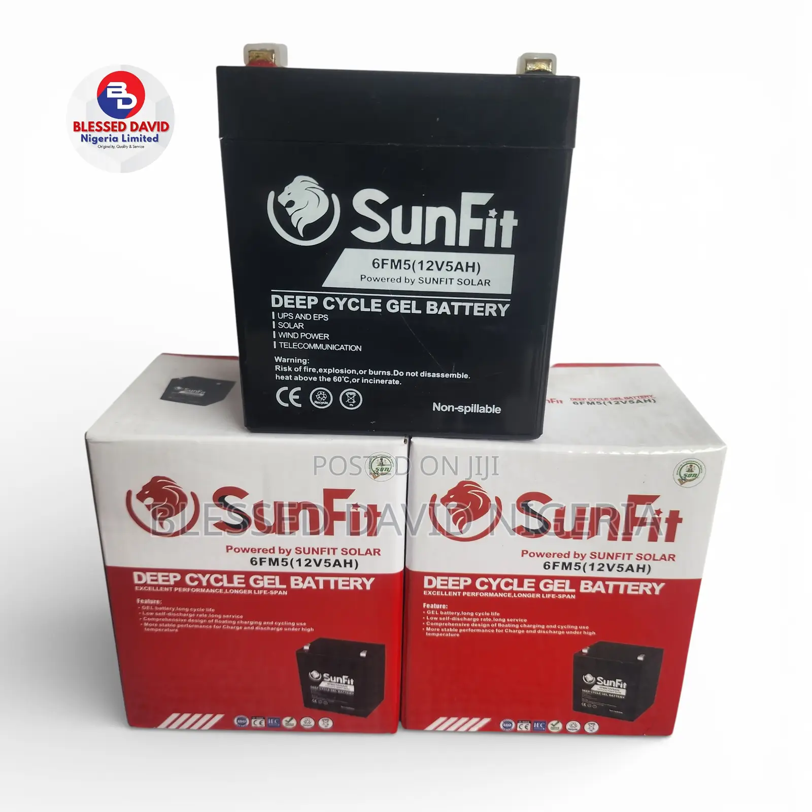 Sunfit 12v 5ah Replacement Battery