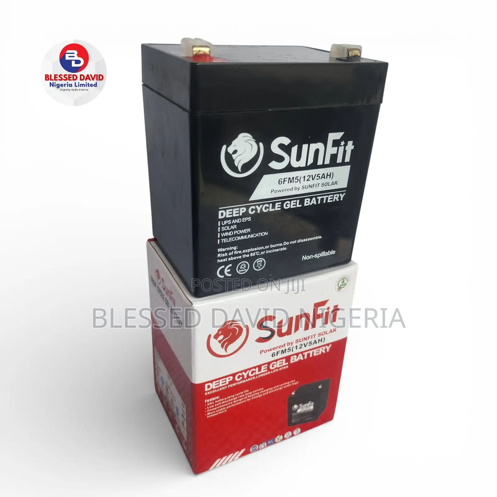 Sunfit 12v 5ah Replacement Battery 6fm5