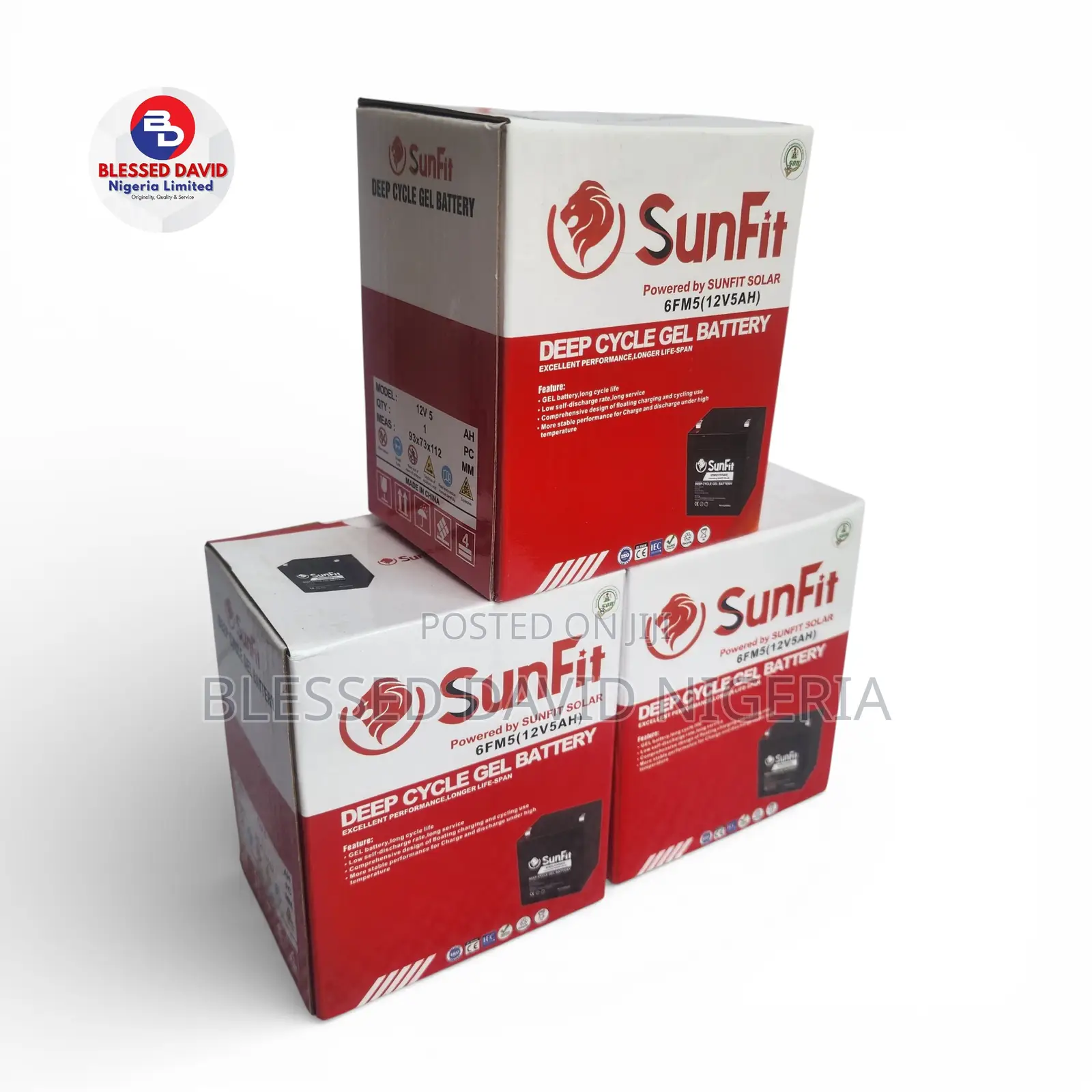 Sunfit 12v 5ah Replacement Battery 6fm5